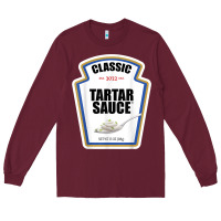 Burgundy tartar sauce condiment diy halloween costume matching group t shirt Long Sleeve Tee - baoMotion