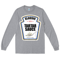 Heather Grey tartar sauce condiment diy halloween costume matching group t shirt Long Sleeve Tee - baoMotion