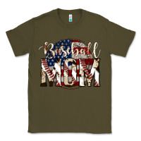 Army Green baseball mom Classic Tee - Jasminsmagicworld