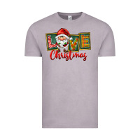 Vintage Zinc Love Christmas Gnome Santa Vintage Tee - FaDigitalArtStudio