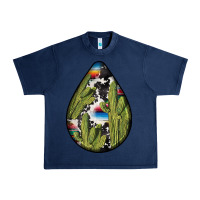 Navy mexican teardrop  3 Urban Heavy Tee - BundleAndBundleShop