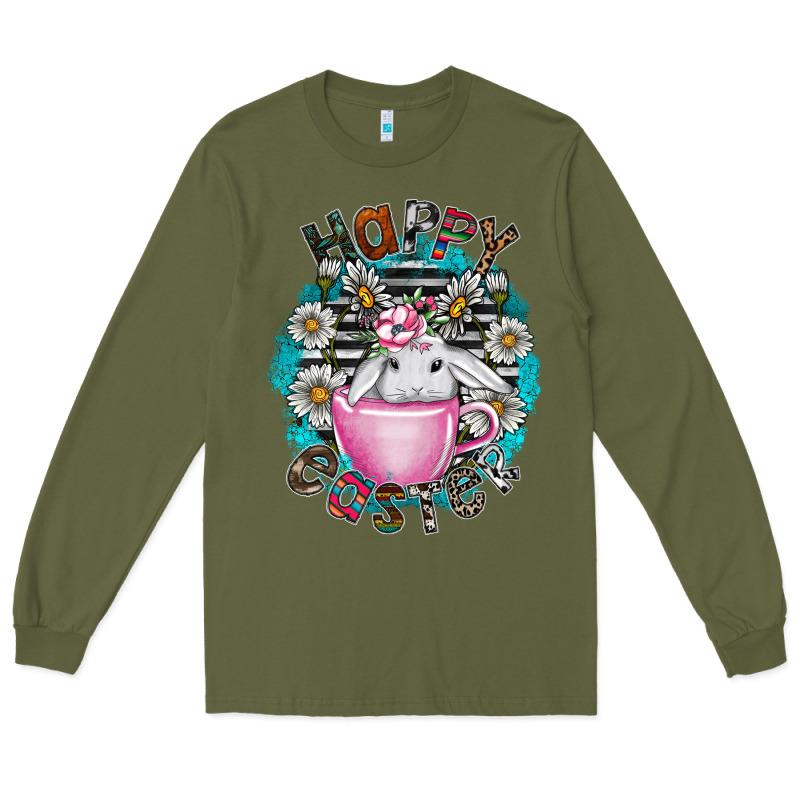 Happy Easter Long Sleeve Tee by CowhideDigitalArt | Teevron