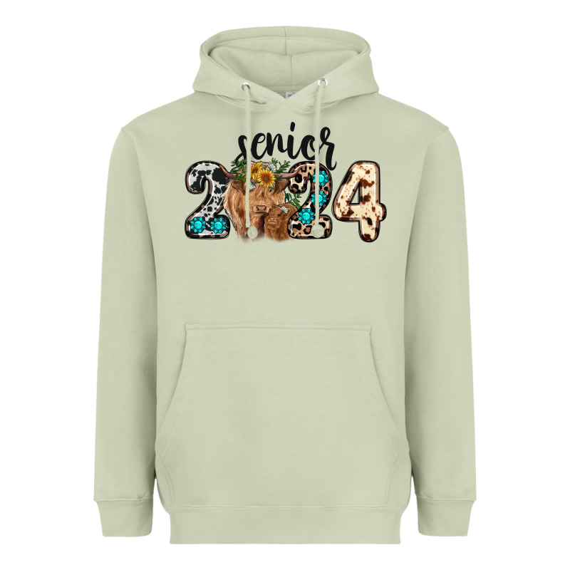 Western Senior 2024 Cow Heavyweight Hoodie by RanaPortraitStore | Teevron