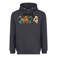 Smoke Western Senior 2024 cow Heavyweight Hoodie - RanaPortraitStore