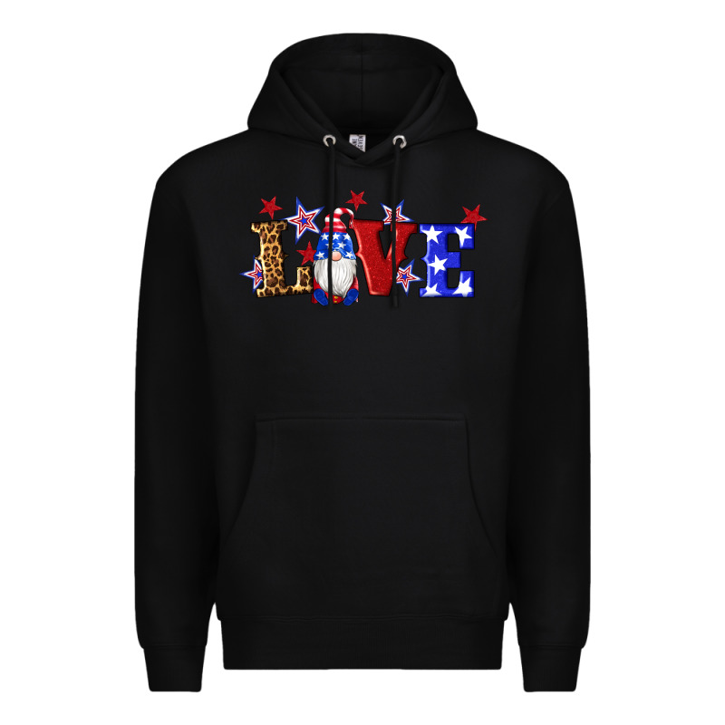 American Flag Gnomes Love Premium Hoodie by Artiststas | Teevron