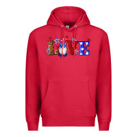 Cardinal american flag gnomes love Premium Hoodie - Artiststas