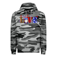Slate Camo american flag gnomes love Premium Hoodie - Artiststas