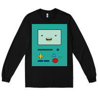 Black adventure time game bmo cover funny Long Sleeve Tee - baoMotion