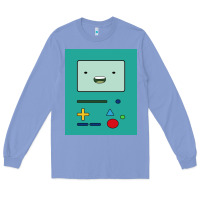Colony Blue adventure time game bmo cover funny Long Sleeve Tee - baoMotion