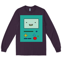 Plum adventure time game bmo cover funny Long Sleeve Tee - baoMotion
