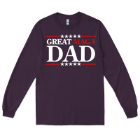 Plum great maga dad Long Sleeve Tee - baoMotion