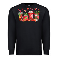 Black strawberry coffee cups Premium Sweatshirt - Jasminsmagicworld