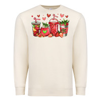 Sandshell strawberry coffee cups Premium Sweatshirt - Jasminsmagicworld