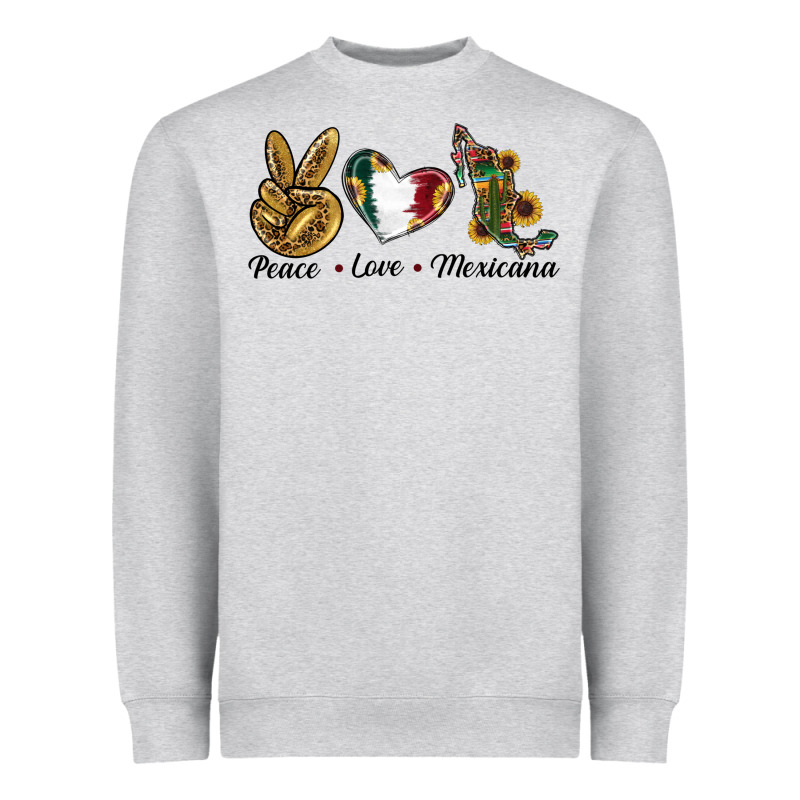 Peace Love Mexicana Heavyweight Sweatshirt by RanaPortraitStore | Teevron