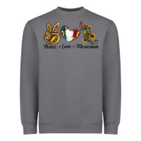 Storm Peace Love Mexicana Heavyweight Sweatshirt - RanaPortraitStore