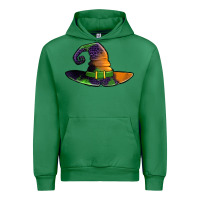 Emerald Purple leopard witch hat Urban Hoodie - Jasminsmagicworld