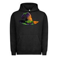 Pigment Black Purple leopard witch hat Urban Hoodie - Jasminsmagicworld