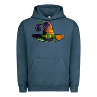 Pigment Midnight Navy Purple leopard witch hat Urban Hoodie - Jasminsmagicworld