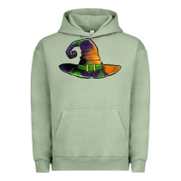 Pigment Oil Green Purple leopard witch hat Urban Hoodie - Jasminsmagicworld