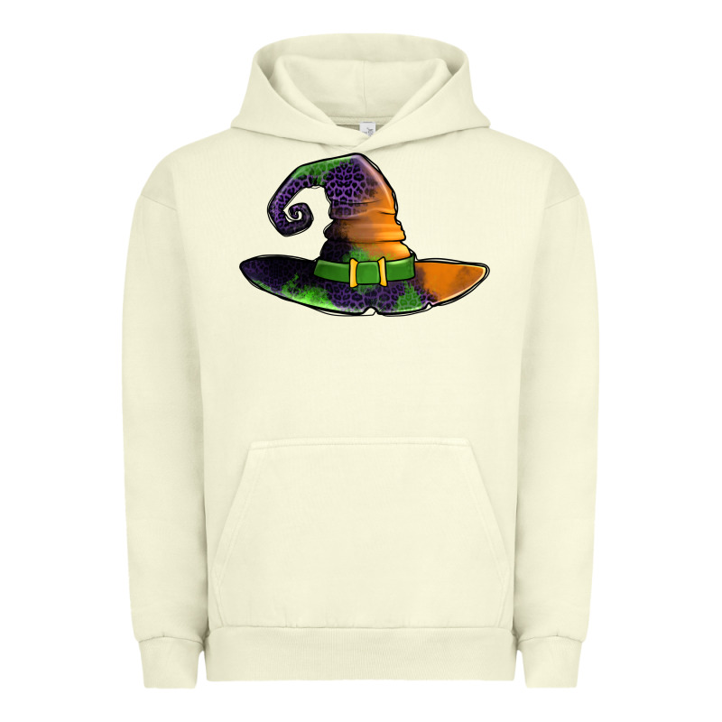 Purple Leopard Witch Hat Urban Hoodie by Jasminsmagicworld | Teevron