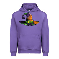 Tulip Purple leopard witch hat Urban Hoodie - Jasminsmagicworld