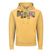 Vintage Mustard my mini me rocks Vintage Hoodie - CowhideDigitalArt