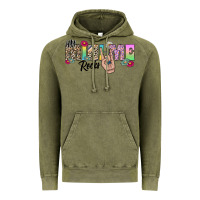 Vintage Olive my mini me rocks Vintage Hoodie - CowhideDigitalArt