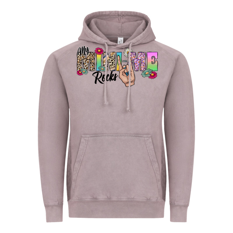 My Mini Me Rocks Vintage Hoodie by CowhideDigitalArt | Teevron
