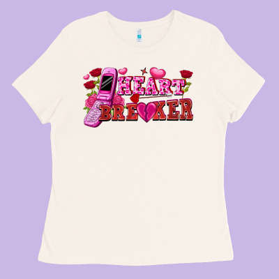 Heart Breaker Ladies Tee Designed By Fadigitalartstudio