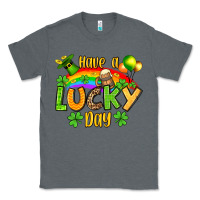 Charcoal Heather St. Patrick's Have a lucky day Classic Tee - OliviaCreatesArt
