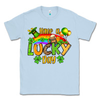Dusty Blue St. Patrick's Have a lucky day Classic Tee - OliviaCreatesArt