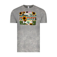 Cloud Rock Howdy Serape And Sunflower Vintage Tee - RanaPortraitStore