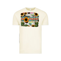 Vintage Arctic Howdy Serape And Sunflower Vintage Tee - RanaPortraitStore