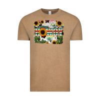 Vintage Coffee Howdy Serape And Sunflower Vintage Tee - RanaPortraitStore