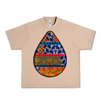 Burro african fabric pattern teardrop earrings 4 Urban Heavy Tee - BundleAndBundleShop