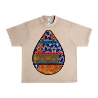 French Oak african fabric pattern teardrop earrings 4 Urban Heavy Tee - BundleAndBundleShop