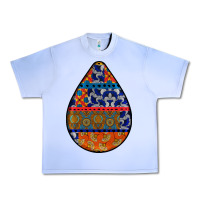 Grape Ice african fabric pattern teardrop earrings 4 Urban Heavy Tee - BundleAndBundleShop