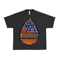 Pigment Black african fabric pattern teardrop earrings 4 Urban Heavy Tee - BundleAndBundleShop