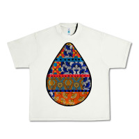Pistachio african fabric pattern teardrop earrings 4 Urban Heavy Tee - BundleAndBundleShop