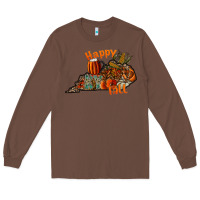 Chestnut happy fall Long Sleeve Tee - CowhideDigitalArt
