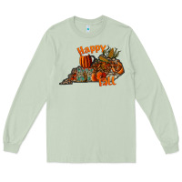 Matcha happy fall Long Sleeve Tee - CowhideDigitalArt