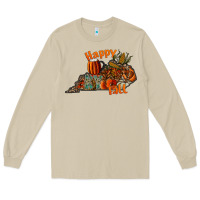 Mushroom happy fall Long Sleeve Tee - CowhideDigitalArt