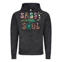 Vintage Black sassy little soul Vintage Hoodie - CowhideDigitalArt