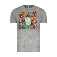 Cloud Rock Merry christmas cats Vintage Tee - FaDigitalArtStudio
