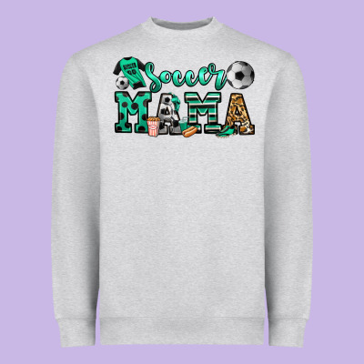 Soccer Mama Heavyweight Sweatshirt Designed By Jasminsmagicworld