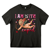 Asphalt i am with cupid Heavy Core Tee - OliviaCreatesArt