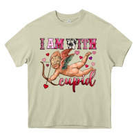 Mossy i am with cupid Heavy Core Tee - OliviaCreatesArt