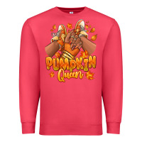 Cardinal Pumpkin queen Fall black girl sneakers Premium Sweatshirt - RanaPortraitStore