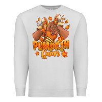 Dove Grey Pumpkin queen Fall black girl sneakers Premium Sweatshirt - RanaPortraitStore