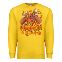 Lemon Pumpkin queen Fall black girl sneakers Premium Sweatshirt - RanaPortraitStore